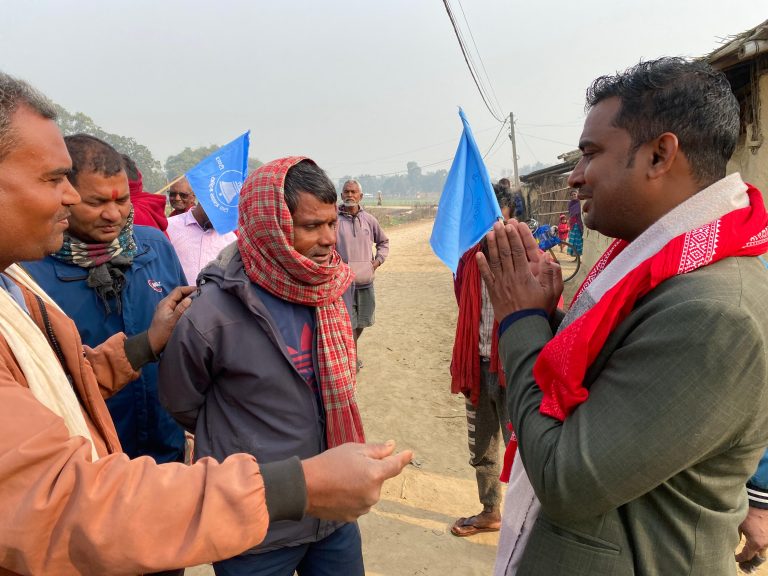 पर्सागढी–५ मा झिंगना टोलमा रास्वपा उम्मेदवार कानुको सक्रिय घरदैलो