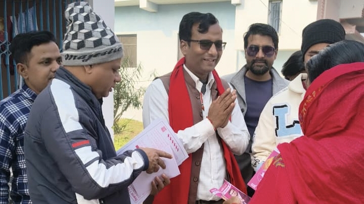 जनमत उम्मेदवार सरार्फको पर्सा–१ मा घरदैलो, किसान सशक्तिकरण र कृषि आधुनिकीकरणमा जोड