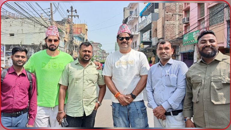 भोजपुरीका चर्चित अभिनेता सिंह र भाद्धवाज वीरगञ्जमा