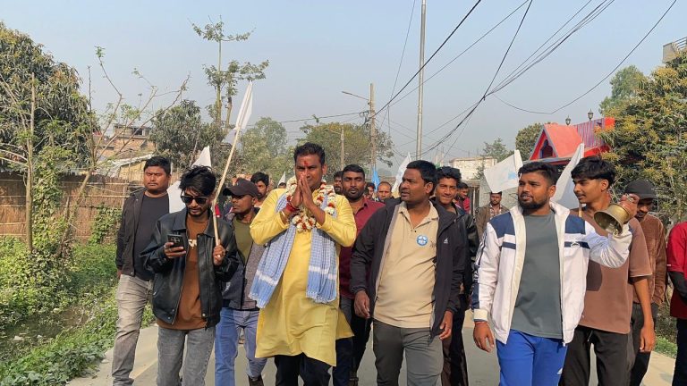 पर्सा–२ मा रास्वपा उम्मेदवार सुशील कानुको घरदैलो, सुगौली टोलमा उत्साहपूर्ण सहभागिता