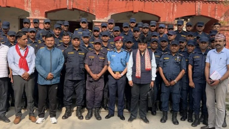 वीरगञ्जमा प्रहरीका लागि मानसिक स्वास्थ्यसम्बन्धी विशेष प्रशिक्षण