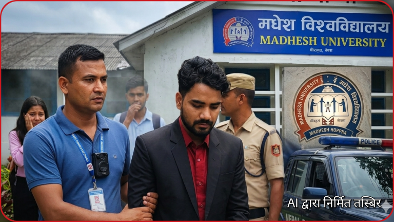 प्रेम प्रस्ताव अस्वीकार गर्दा नम्बर काट्ने धम्की: मधेश विश्वविद्यालयका कर्मचारी पक्राउ