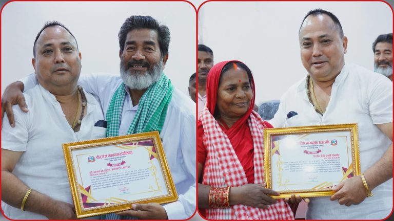 दशकौँ संघर्षपछि पोखरी जोगाउने अभियन्ता वीरगञ्ज महानगरद्वारा सम्मानित