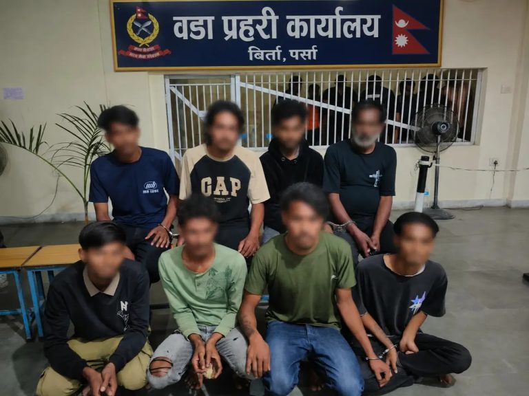 “लागू औषध प्रयोगकर्ता खोजी तथा सुधार अभियान २०८३” अन्तर्गत वीरगंजमा ८ जना नियन्त्रणमा
