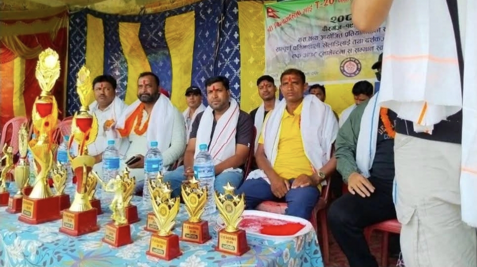 श्री बिन्दवासिनी माई टी–२० नकआउट क्रिकेट प्रतियोगिता सुरु
