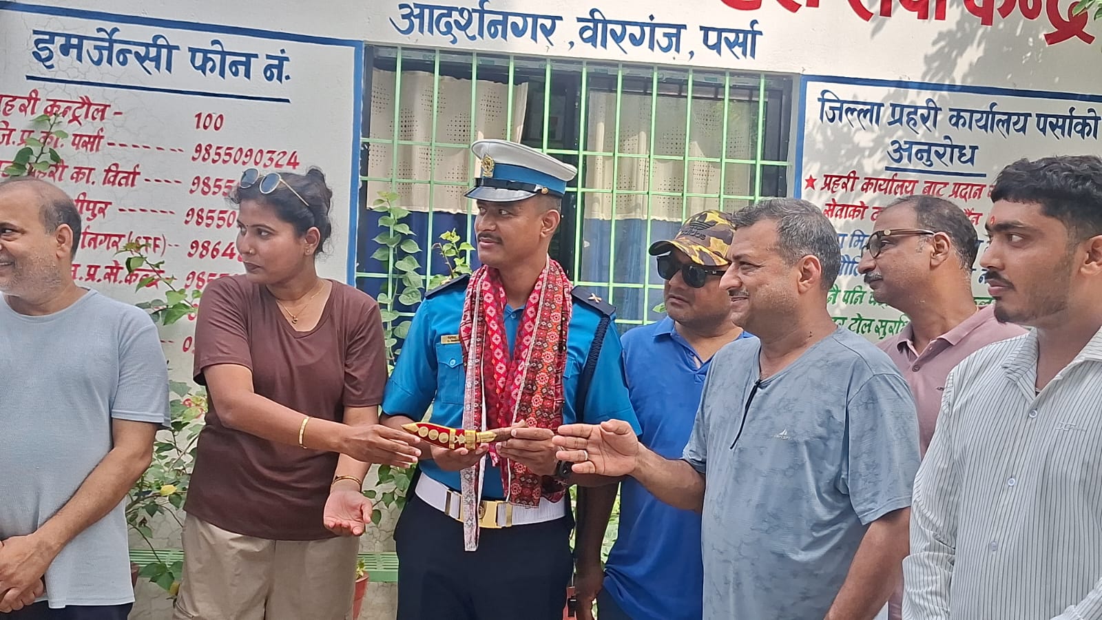 ग्रीनसिटी सामुदायिक प्रहरीद्वारा ट्राफिक प्रमुख श्रेष्ठसँग परिचयात्मक कार्यक्रम