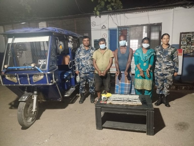 वीरगञ्जमा लागूऔषधसहित ३ जना पक्राउ, ५ लाख बराबरको औषधि पनि बरामद