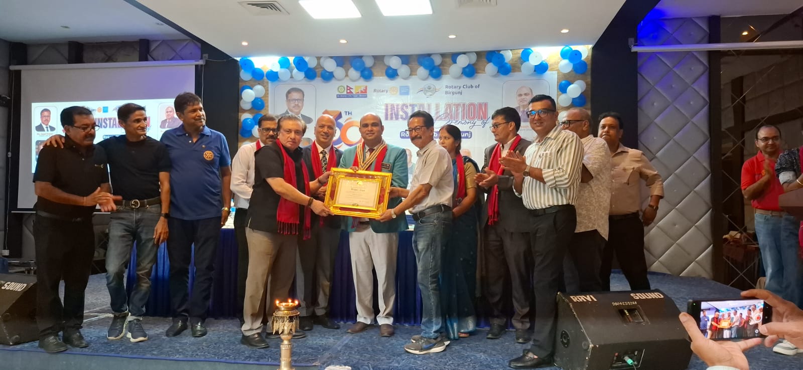 रोटरी क्लब अफ वीरगञ्जमा नयाँ नेतृत्व, मिश्राले सम्हाले अध्यक्षको जिम्मेवारी