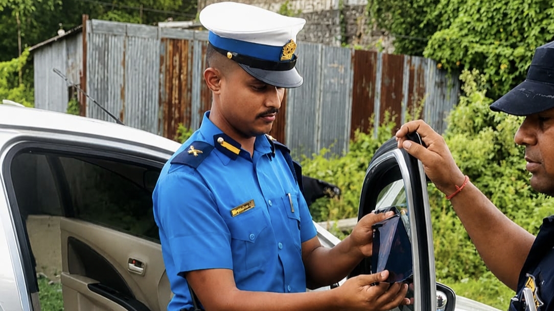 पर्सामा पनि हटाउन थालियो  कालो सिसा र स्टिकर