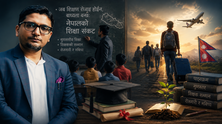 जब शिक्षण रोजाइ होइन, बाध्यता बन्छ: नेपालको शिक्षा संकट