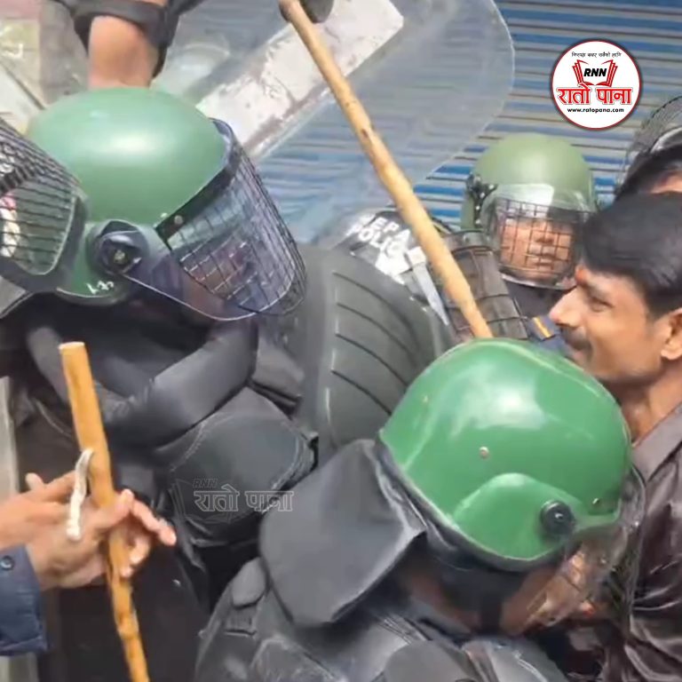 पर्सामा टायर बालेर प्रदर्शन गर्ने ४ जना हिन्दू सङ्गठनका युवा प्रहरी नियन्त्रणमा