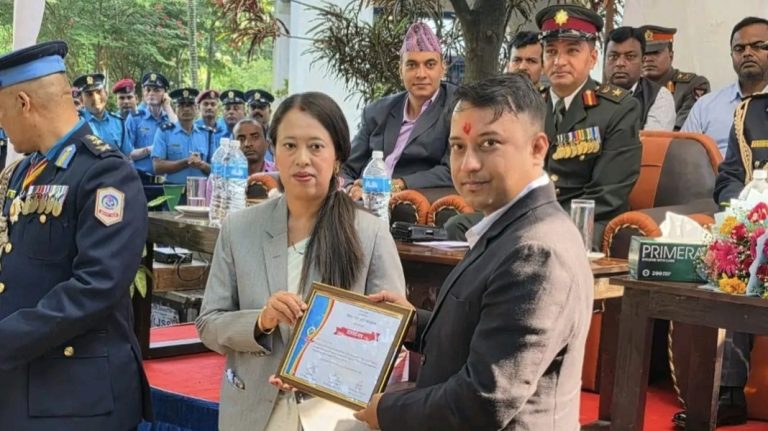 ७१औँ प्रहरी दिवसमा समाजसेवी राजपूत सम्मानित